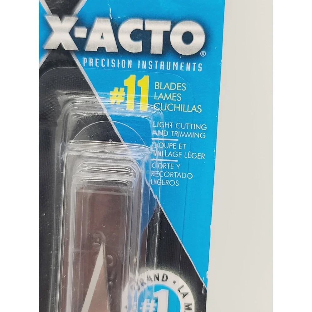 Elmers X211 Xacto 5 Count Hobby Knife Blades, No. 11- Fine Point